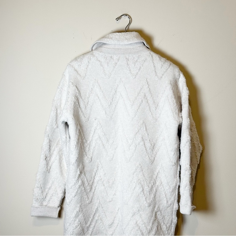 Anthropologie Flat White Sweater Coat S - Picture 6 of 9
